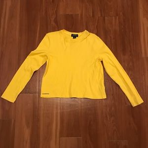 Ralph Lauren Classic Yellow Long Sleeve Top